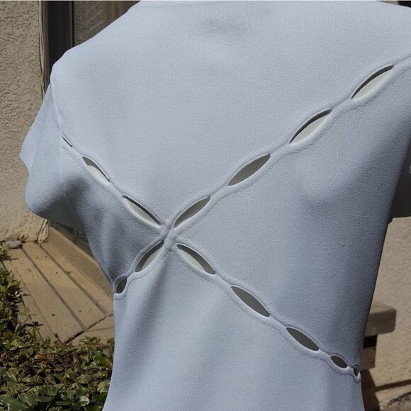 Rag & Bone Eden Slash Detail Midi Dress - Picture 6 of 8